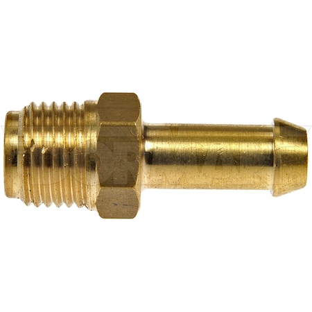 Dorman Inverted Flare Male Connector Barbed End 71624 Thread Size 117 Length Brass 785-400D